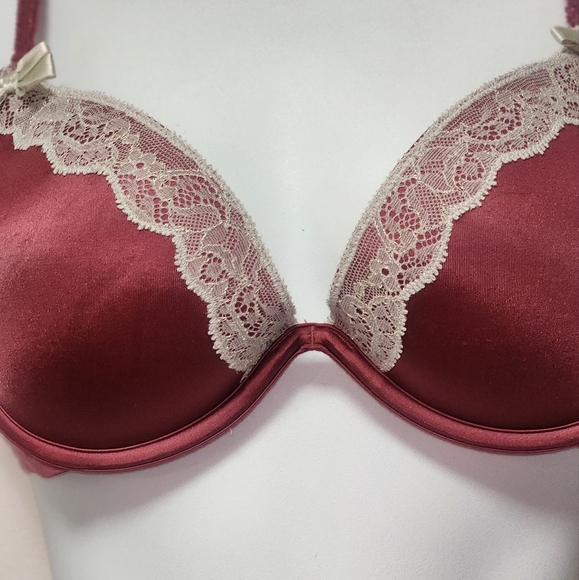 Aerie Rose Color Underwire Push Up Bra 36B - Picture 2 of 10